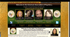Desktop Screenshot of americanassociationofpsychics.com